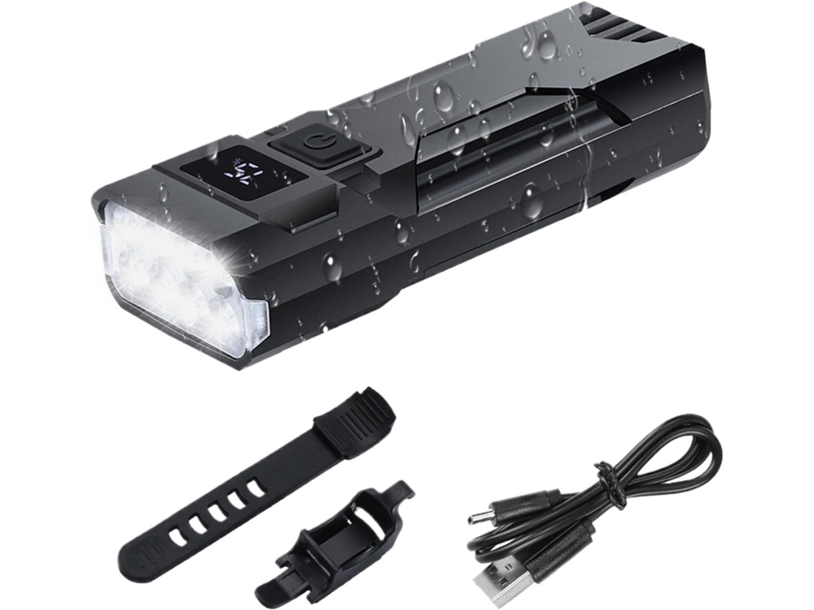 Buzina De Farol De Bicicleta Com 8 Leds Para Bicicleta E Bicicleta E Scooter