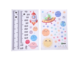 Adesivo De Parede Laxiscreed Nave Espacial Cartoon Para Decoração Infantil Em Pvc