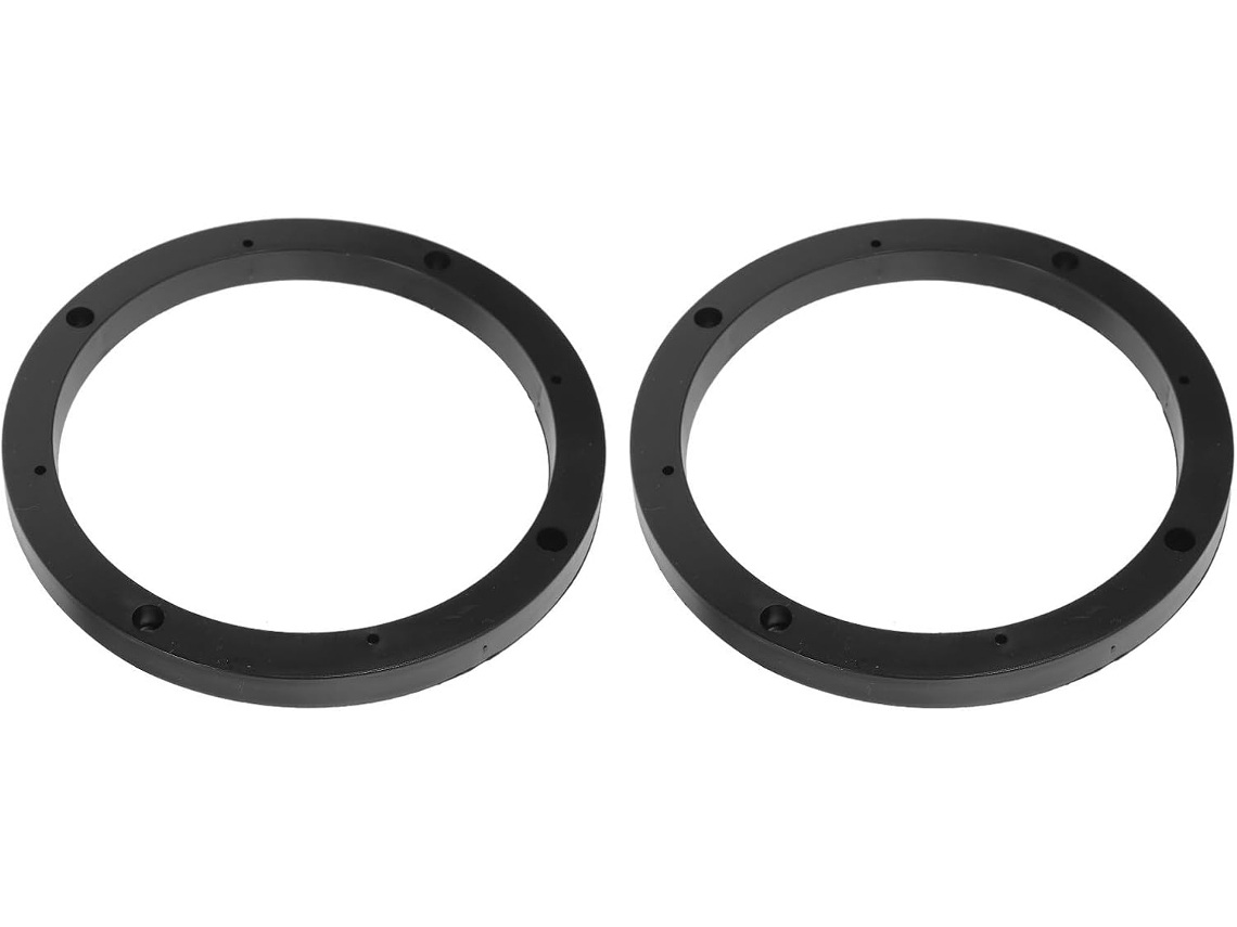 Conjunto De 2 Espaçadores Pretos Para Alto-falantes De 6,5 Polegadas Com Sistema Adaptador.