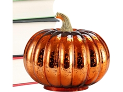 Lanterna De Abóbora Iluminada, Lanterna De Abóbora De Halloween Com Luzes Led | Decorações De Outono Gokoco