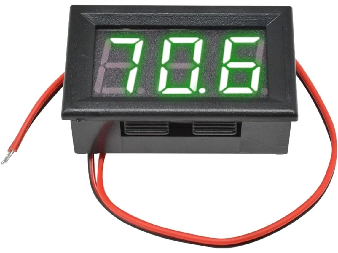 Voltímetro Digital Led Ca De 0,56", Medidor Tensão 70-500 V, Detector