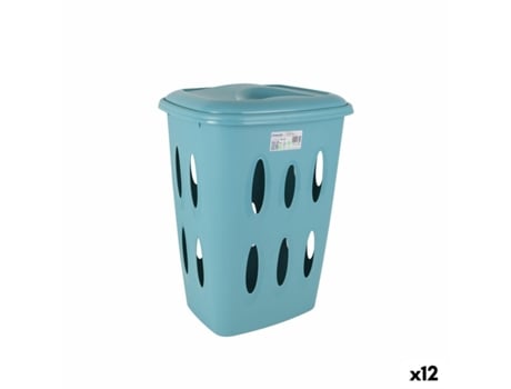 Cesto de Roupa Suja Tontarelli Laundry Azul 41 x 33,2 x 54,5 cm (12 Unidades)