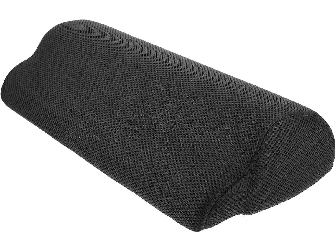 Apoio Para Os Pés Ergonômico Escritório, Almofada De Malha Preta, Reduz O Inchaço E A Pressão Nas Coxas, Adequado Para