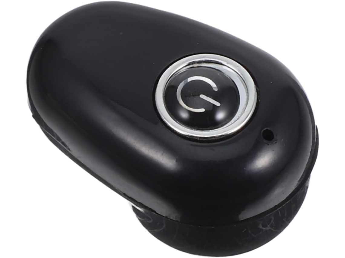 Fone De Ouvido Sem Fio Único Com Som Mini Para E Uso Diário Preto