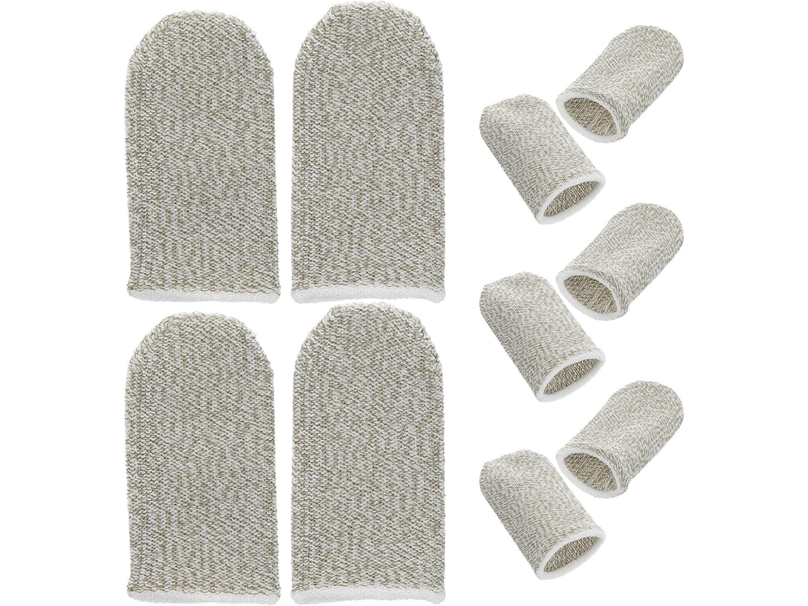 Pacote Com 10 Dedeiras Gamer Em Algodão E Chinlon, Confortáveis E Respiráveis, Para Controle Preciso E Absorção De Suor