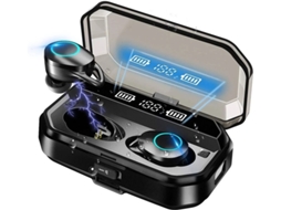 Auriculares In Ear Yizhood True Wireless Bluetooth Com Cancelamento De Ruído Preto