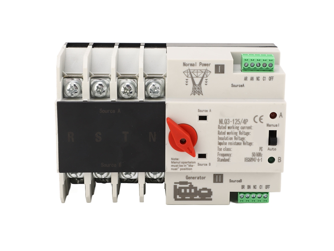 Interruptor De Transferência Automática De Doble Potência 4p 110v 63a Para Lar E Fábrica