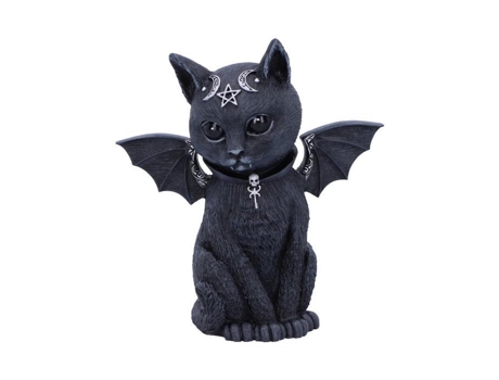 Grindstore Objeto Decorativo Gato Escondido Com Alça Malpuss Interior Plástico Branco