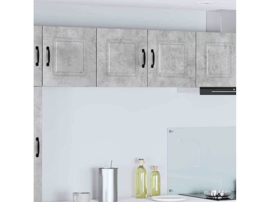 Vidaxl Painel De Lava-louça Kalmar Cinzento 80 X 31 X 40 Cm