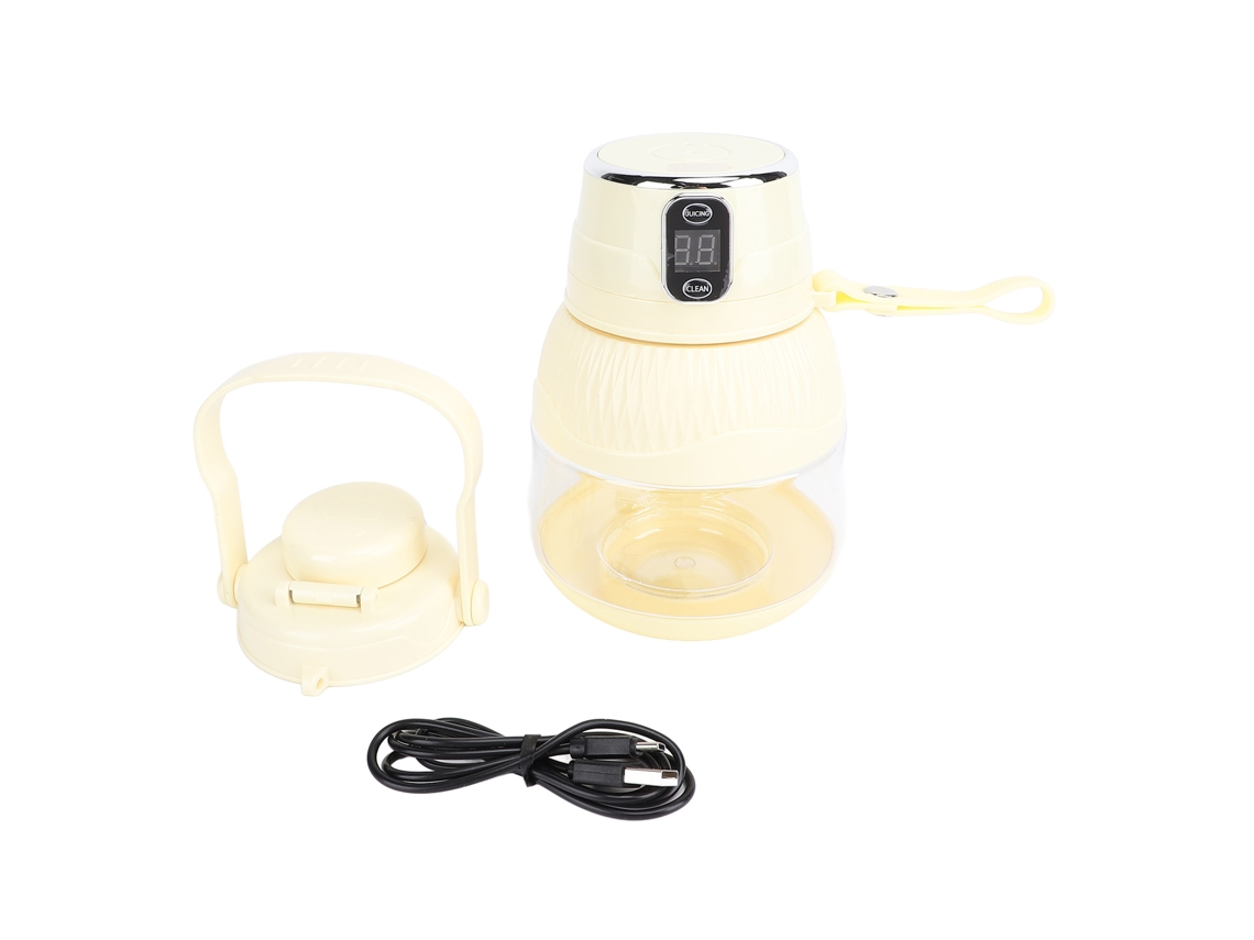 Copo de Suco Portátil Sem Fio Multifuncional com Batedeira Elétrica 600ml | S/MARCA