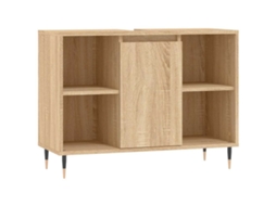 Armário P/ Casa Banho em Derivados de Madeira Carvalho Sonoma MAISON EXCLUSIVE (80x33x60 cm)