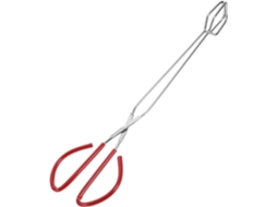 Pinça Longa Para Alimentos Nuobesty Em Aço Inoxidável, Preta, Anti Escaldante, Com Cabo Flexível Para Churrasco E