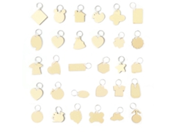 30pcs Porta chaves de Madeira Branco em Lote para Diy Laser Gravura Artesanato Presente Natal Casamento | S/MARCA