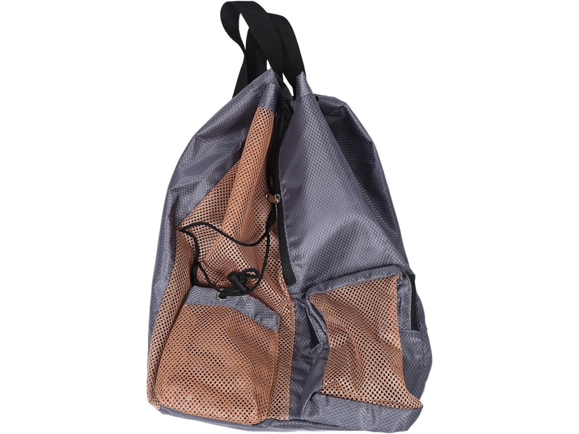 Mochila De Natação Em Tela Com Bolso Impermeável, Bolsa Esportiva Ajustável E Respirável Para Praia E Academia Mochila De Natação Em Te Gokoco