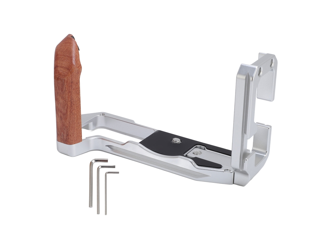 Suporte L De Madeira Para Câmera Xt5, Mango Lateral, Agarre Em Forma De L