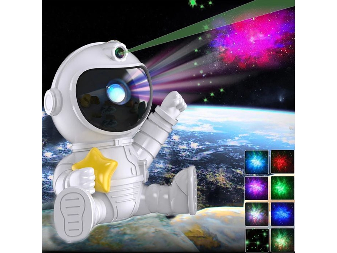 Projetor de Aurora Boreal Led com Controle Remoto, Bluetooth para Infantil, Presente, Festas AQUAFORGE