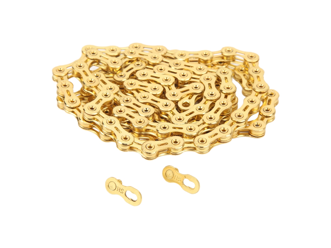 Suporte para bicicleta profissional de 11 velocidades, League Steel, Ouro