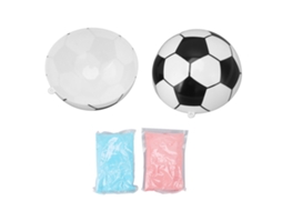 Bola de futebol para revelação de género, com pó azul e rosa surpresa LAXISCREED