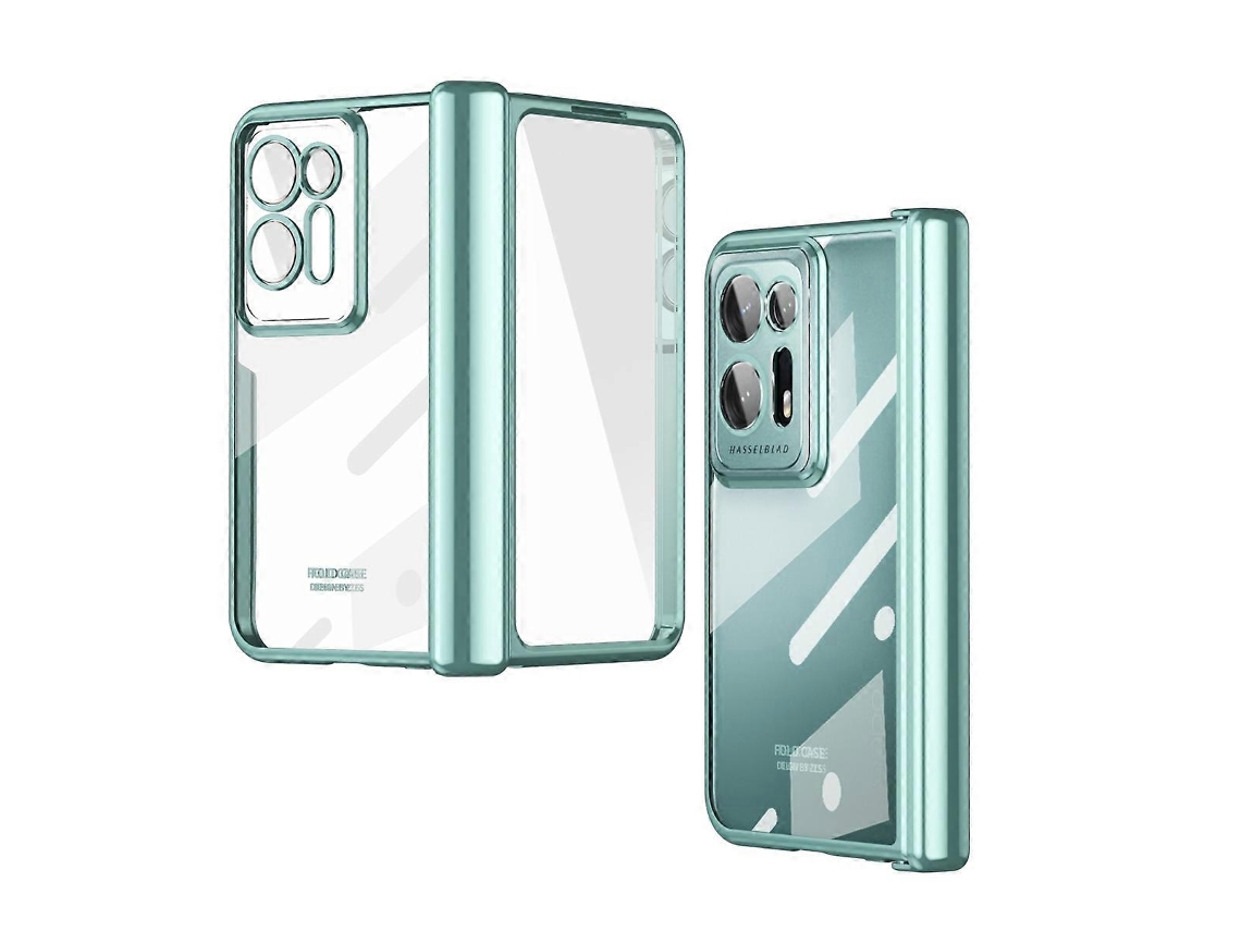 Capa Transparente Magnética Com Dobradiça Integrada Para Oppo Find N2, Com Revestimento Eletroplástico.