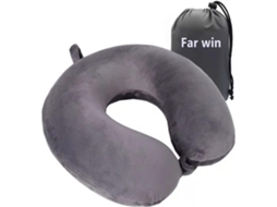Travesseiro De Viagem, 100 Espuma Viscoelástica Pura, Em Formato U, Superleve E Portátil, Perfeito Para Aviões, Escritório Dormir Aquaforge