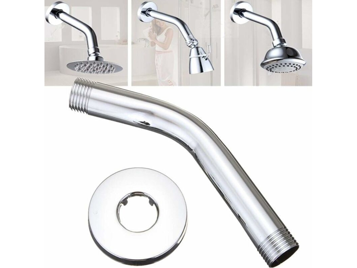 Extensão De Braço Chuveiro Aço Inoxidável 15 Cm (6 Polegadas),-aquaforge