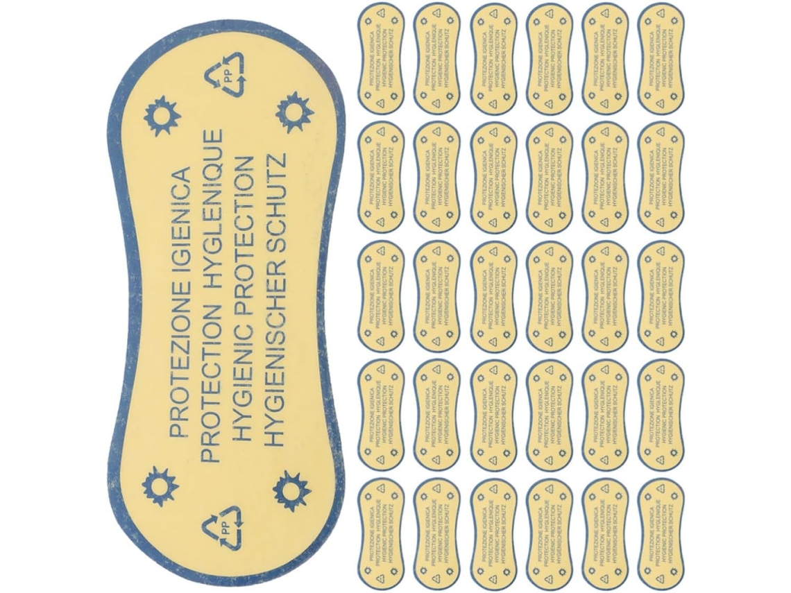 Barreira Protetora Autoadesiva Para Roupas Íntimas Em Pvc Azul, Ideal Para Festas.