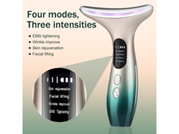 Massajador Facial Elétrico Antirrugas Massajador Visual 4 Em 1 Contra Rugas Com 3 Modos Medidor De Beleza Facial V 45°c Dispositivo Facial Bestvite