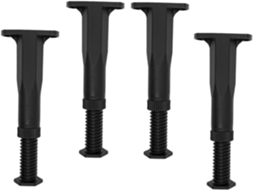 Conjunto De 4 Pés Suporte Cama Com Altura Ajustável Para Substituição Estrutura