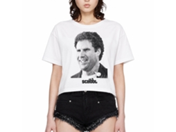 Rockinstone Old School Movie Frankandtranq White Adult T-shirt Size:l