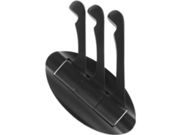 Gancho De Metal Giratório Em Liga Zinco Para Parede Com Três Braços Rotativos Alta Capacidade Carga Roupões E Roupas