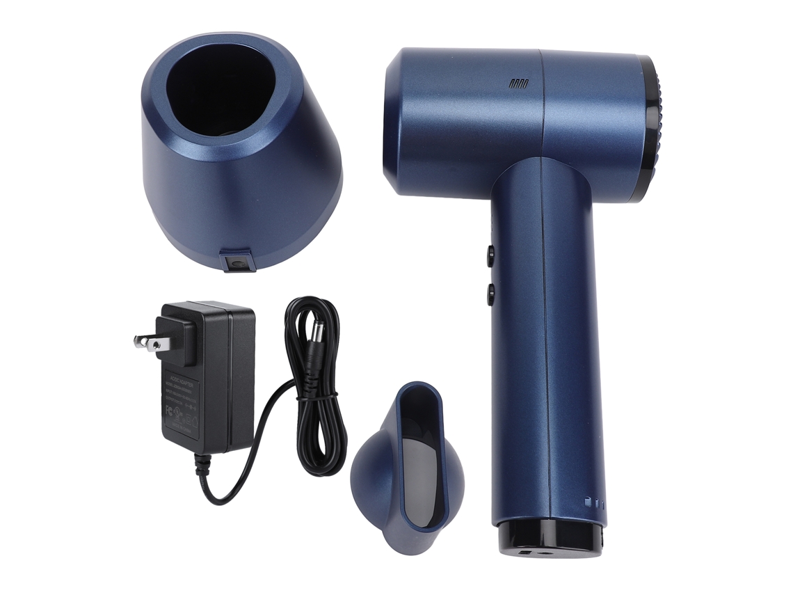 Secador de Cabelo Portátil Sem Fios LAXISCREED com Bateria de 5000mah, 6 Velocidades, Leve e Ideal para Viagem