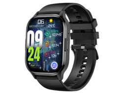 (preto) Smartwatch Com Tela De 2,01 Polegadas, Compatível Com Chamadas Bluetooth E Assistente De Voz Com Ia.