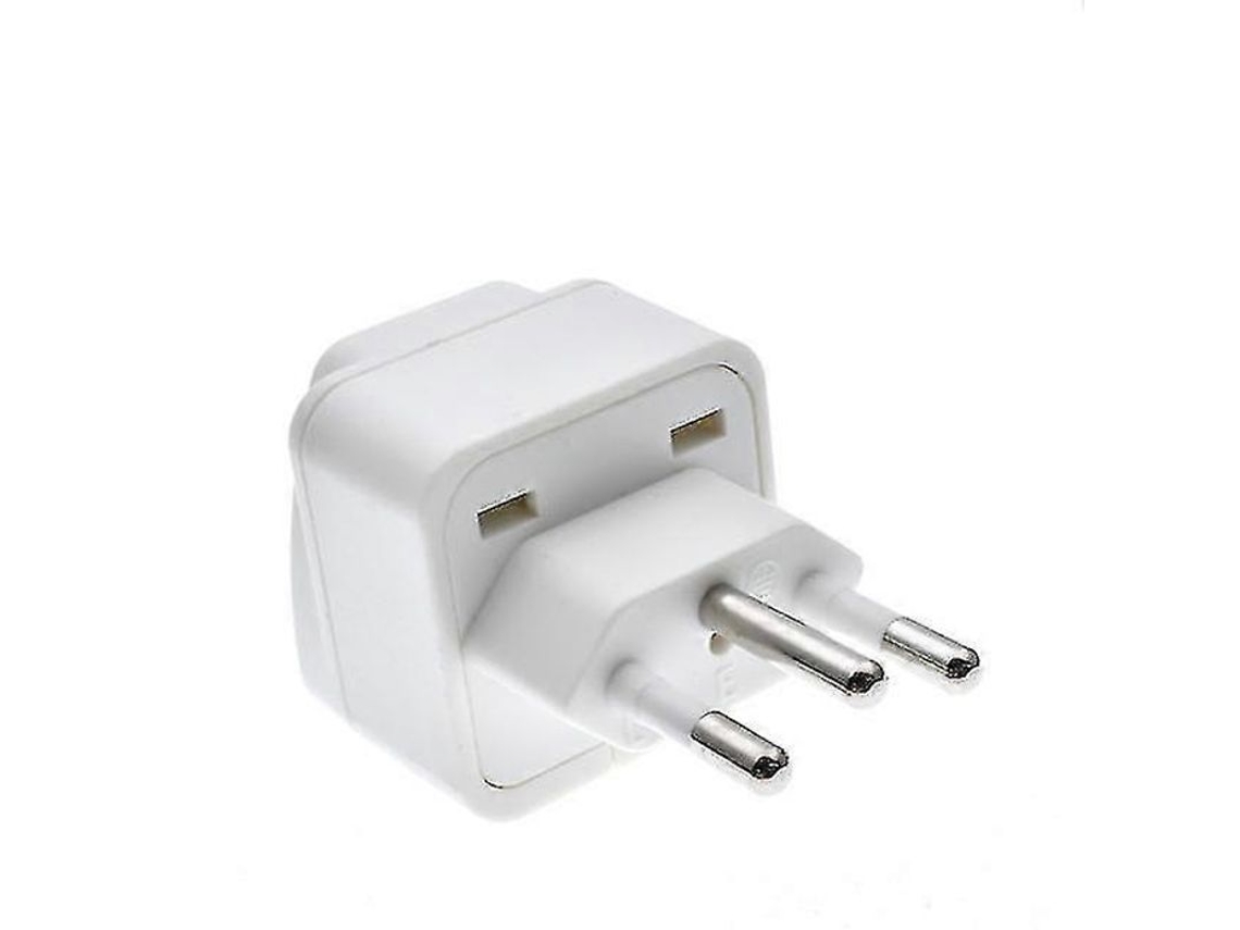 Adaptador universal de tomada para Brasil, 3 pinos, Euro, AU, US, UK, 250V 10A, branco