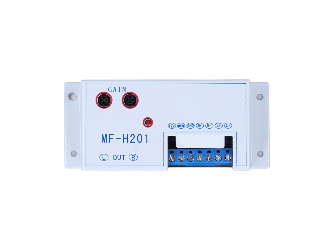 Convertidor de Áudio para Carro de Alto para Bajo Ajustável com Função de Atraso Mf‑h201 12v Dc