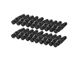 Pacote com 20 conectores dmx xlr de 3 pinos conector fêmea para conector de microfone para cabo de microfone conector de áudio slowmoose