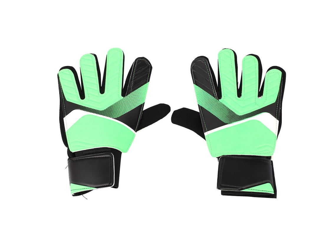 Business luvas de Goleiro Infantil Anti derraste de Látex para Futebol Tamanho S Verde