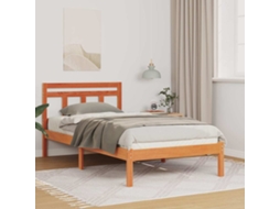 Vidaxl Estrutura Da Cama Castanho 90 X 190 Cm