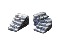 2 Peças De Escadas Miniaturas 2 Estilos Acessórios Jardim De Fadas Paisagem Micro Decoração Resina