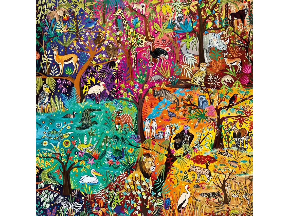 Quebra Cabeça Magnolia Rainbow Safari 1023 Peças