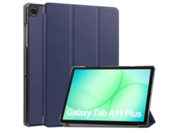 Capa Dobrável Azul Para Samsung Galaxy Tab A11 Plus