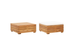 Garden Table, Garden Tables Vidaxl Branco Madeira De Acácia (n/a)