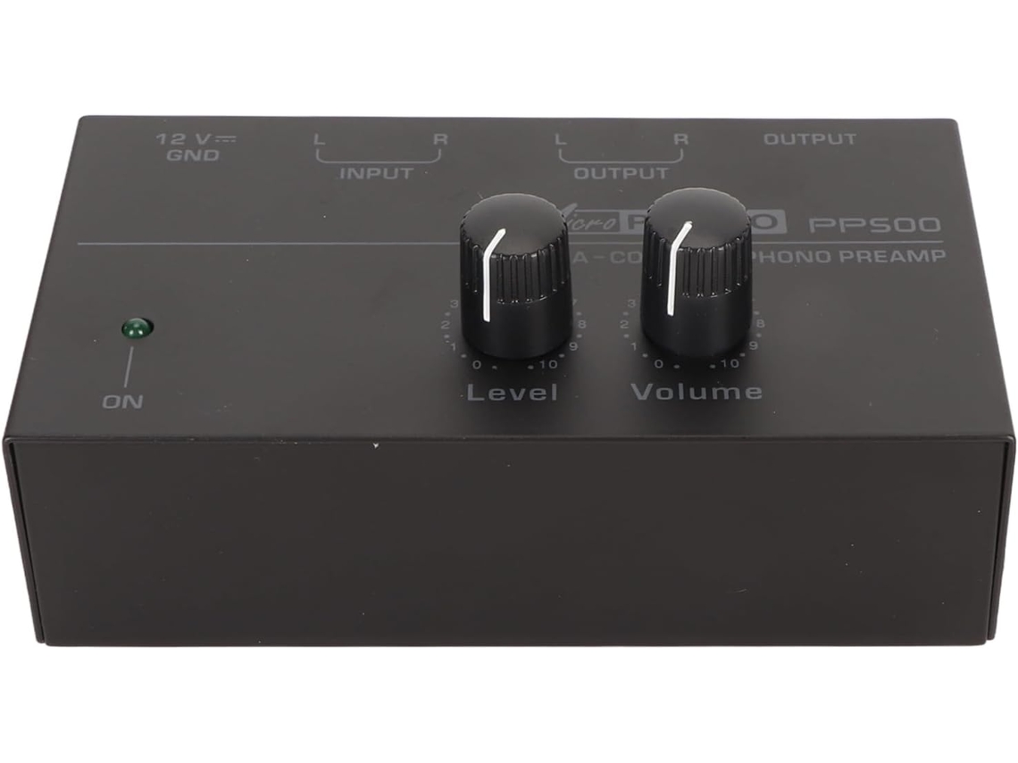 Pré Amplificador De Fono, Mini Pré Amplificador Profissional Com Controle De Volume De Baixíssimo Ru Gokoco