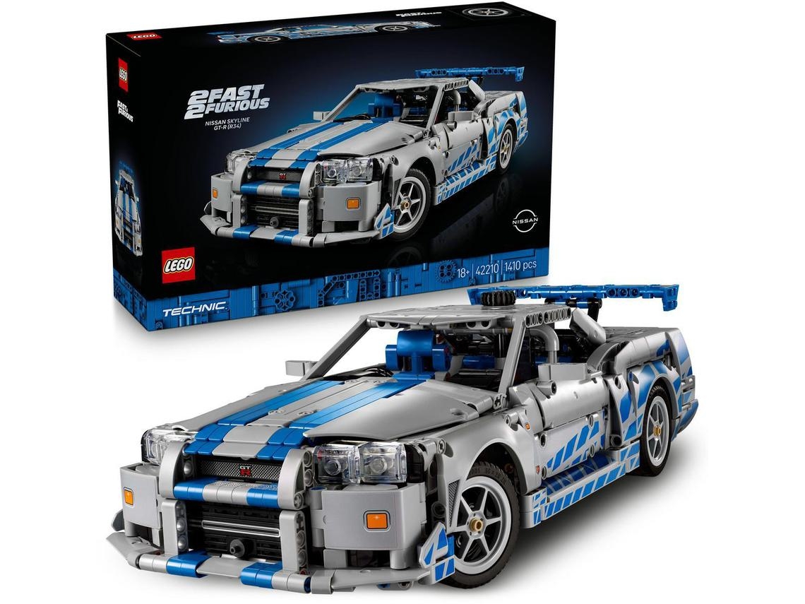 LEGO Technic: Velocidade Furiosa Carro Nissan Skyline GT-R (R34) - 42210
