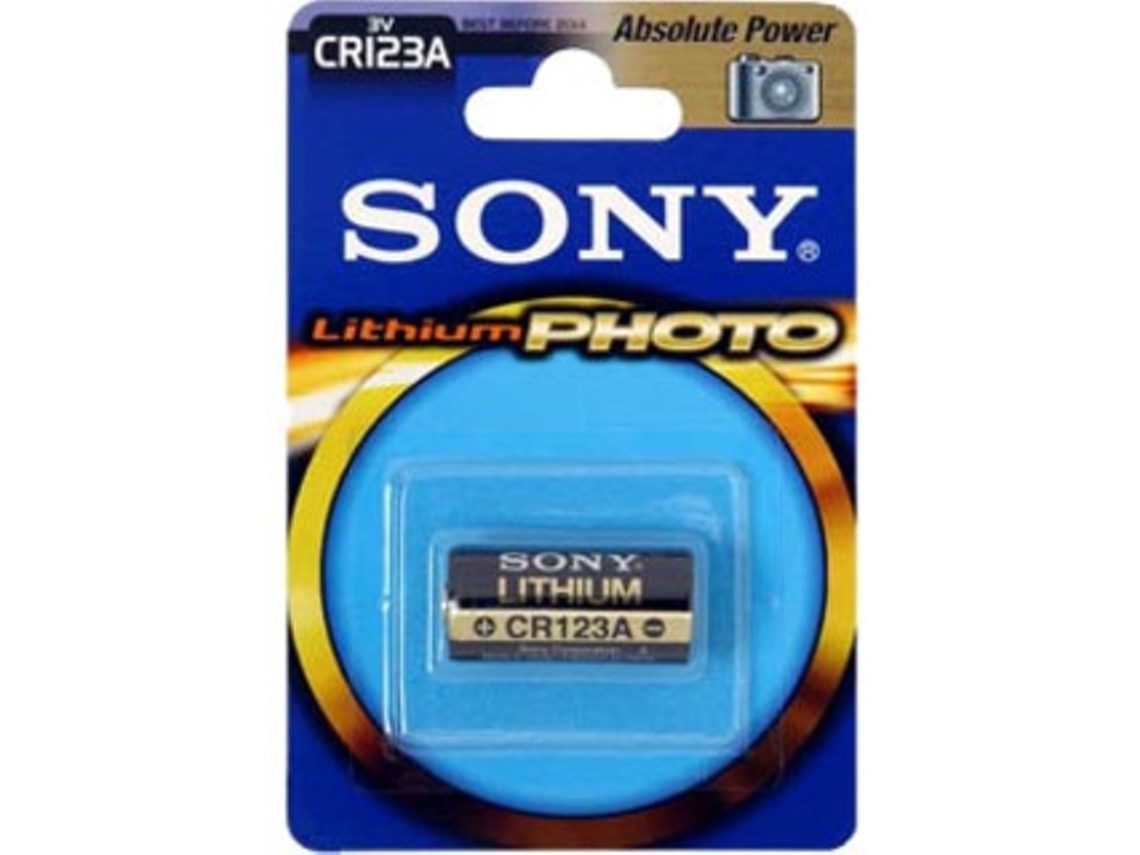 Pilha Não Recarregável SONY CR123A (1 unidade)