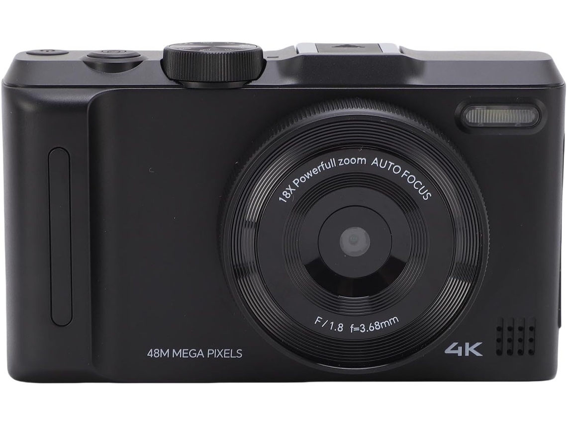 Câmera Digital 4k, Câmera Vlog De 48mp Com Foco Automático E Ecrã