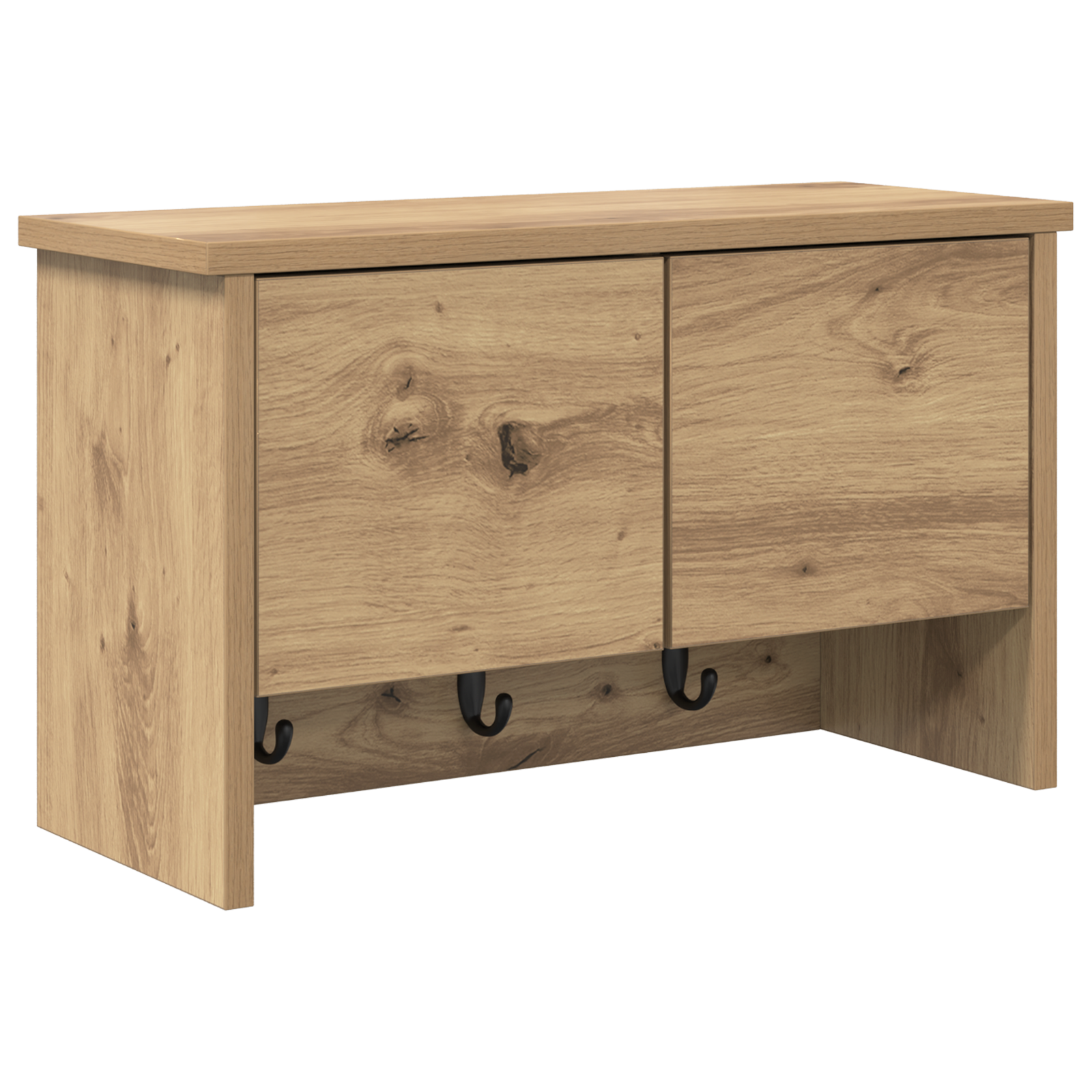 Conjunto 1 Solução De Armazenamento Para Corredor Vidaxl Castanho Derivados De Madeira (50 X 20 X 30 Cm)