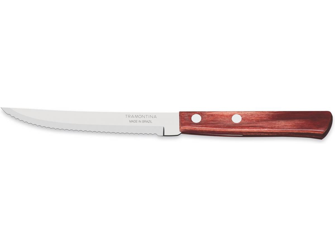 Faca de Cozinha TRAMONTINA Polywood 5'' (Aço Inox)