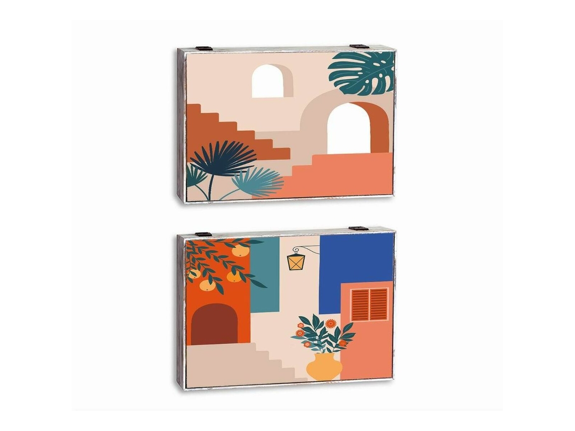 Quadro DKD HOME DECOR (Madeira - Multicor)