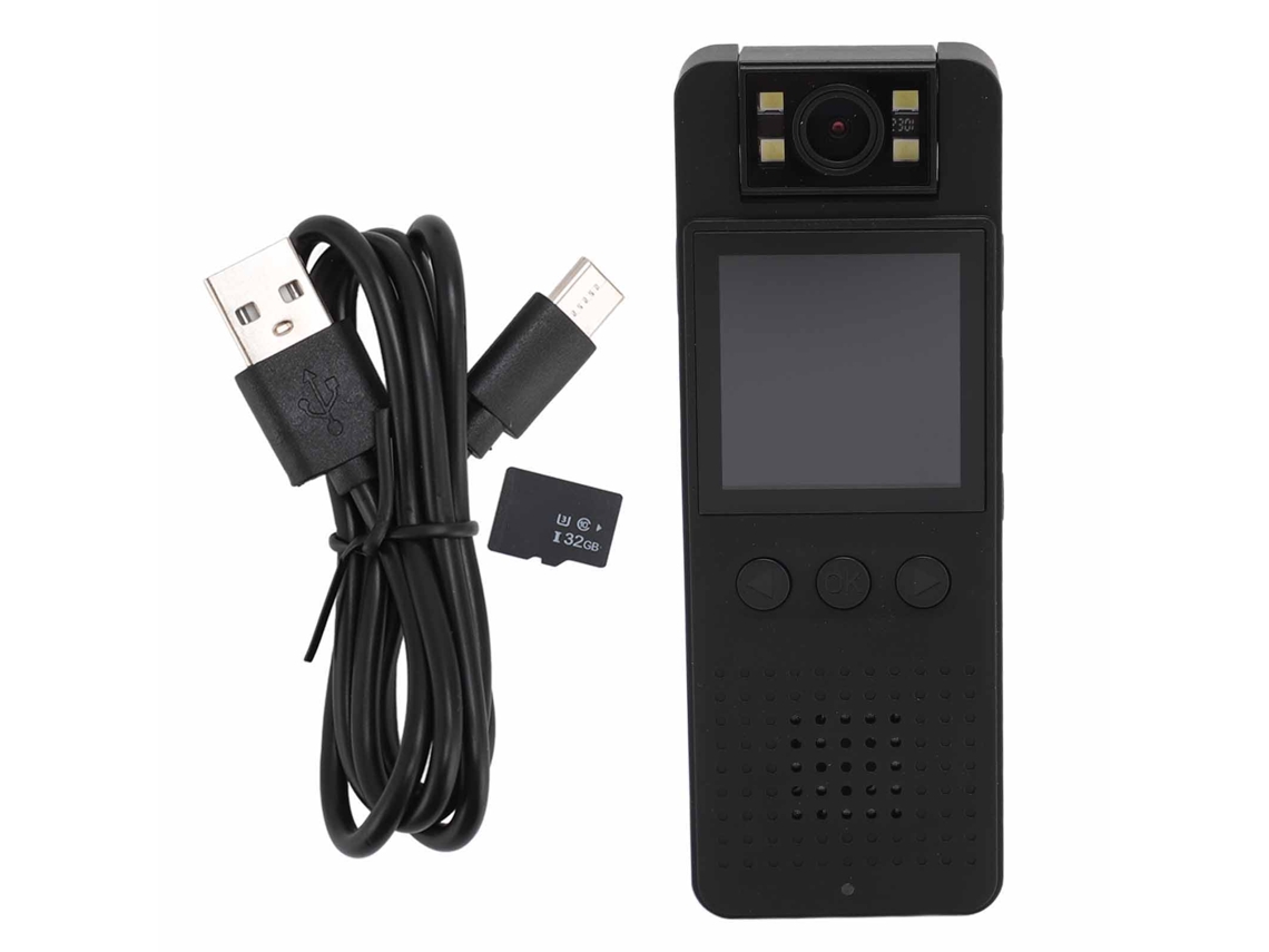 Câmera de ação com display LCD de 32GB, gravação 1080p, WiFi EOOCOO
