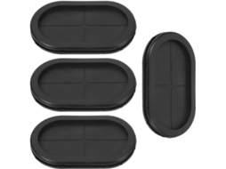 Kit De 4 Peças Tidtaleo Com Arruelas Ovais Proteção Para Cabos, 40x80 Mm, Em Borracha Resistente A Chamas Para Vedação E
